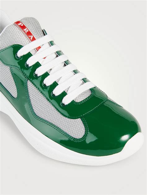 prada shoes green|prada espadrille sneakers.